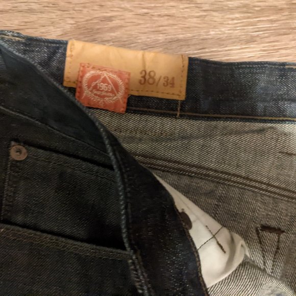 Vintage Levi's 1969 Men's Jeans Like New - W38/L34 - Low Rise Straight Fit - Picture 3 of 5